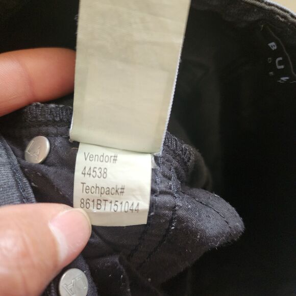 Bullhead Denim Co Jeans Womens 24 Moto Grey Rocker Mid-Rise Skinny - Picture 6 of 11